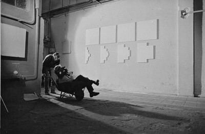 "Construction in Process" exhibition, Ł&oacute;dź, 1981